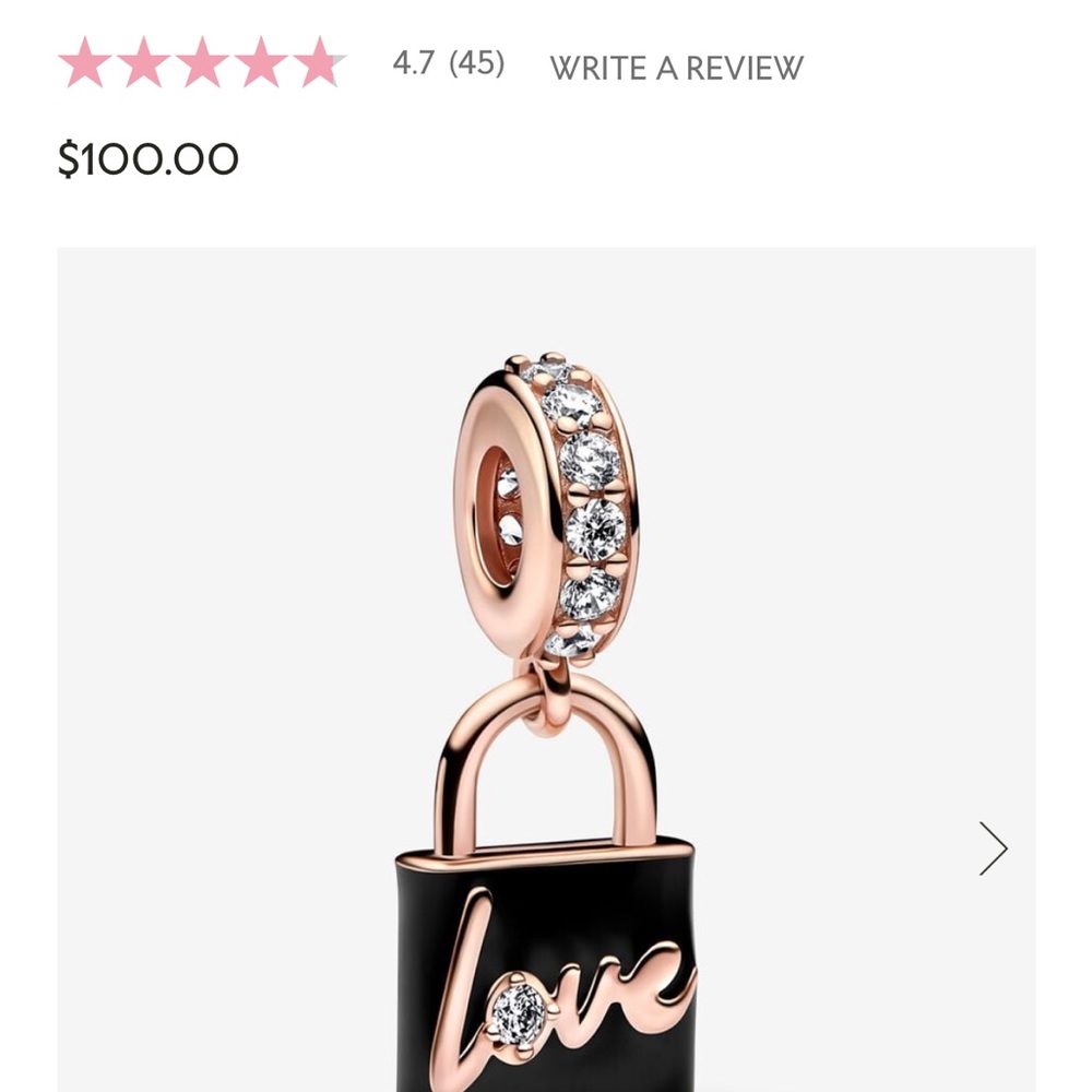 Pandora charm
